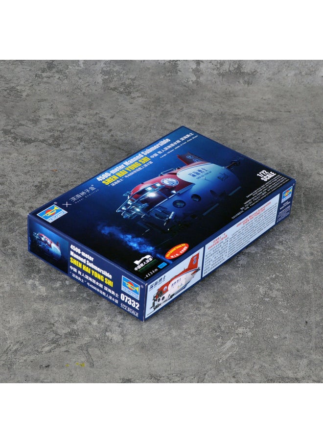 Generic - Trumpeter 07332 China Deep Sea Warrior Manned Submersible Jiaolong 1/72 Submarine-Color:Original Model - Image 1