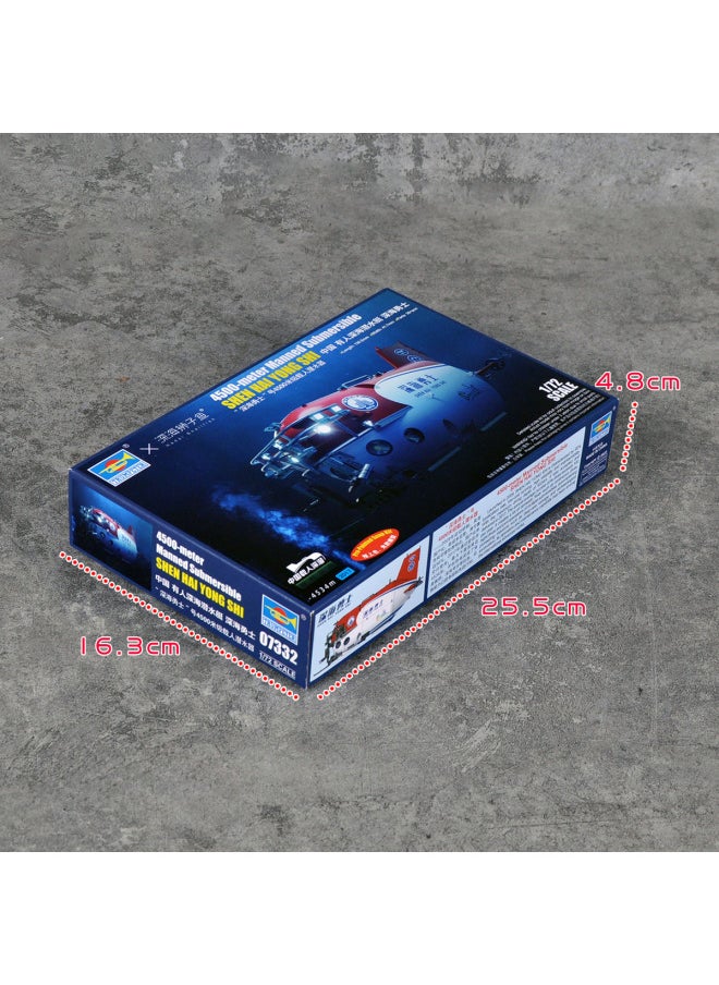 Generic - Trumpeter 07332 China Deep Sea Warrior Manned Submersible Jiaolong 1/72 Submarine-Color:Original Model - Image 1