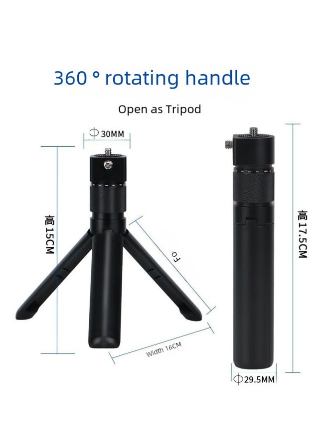 Aluminum Alloy Telescopic Rod For Insta360 X/r One 360-degree Camera Extension Selfie Stick Lightweight Photography Accessory-Color:Bullet Time Handle - Image 3