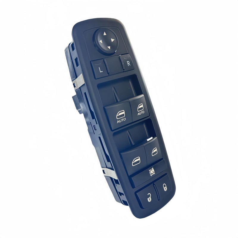 MOJTBE Master Power Window Switch Compatible for 2009 2010 2011 2012 Dodge Ram 1500 2500 3500 Pickup Crew Cab Quad Replace OE# 4602863AB 4602863AC Door Lock Main Control Button Front Left Driver Side - Image 1