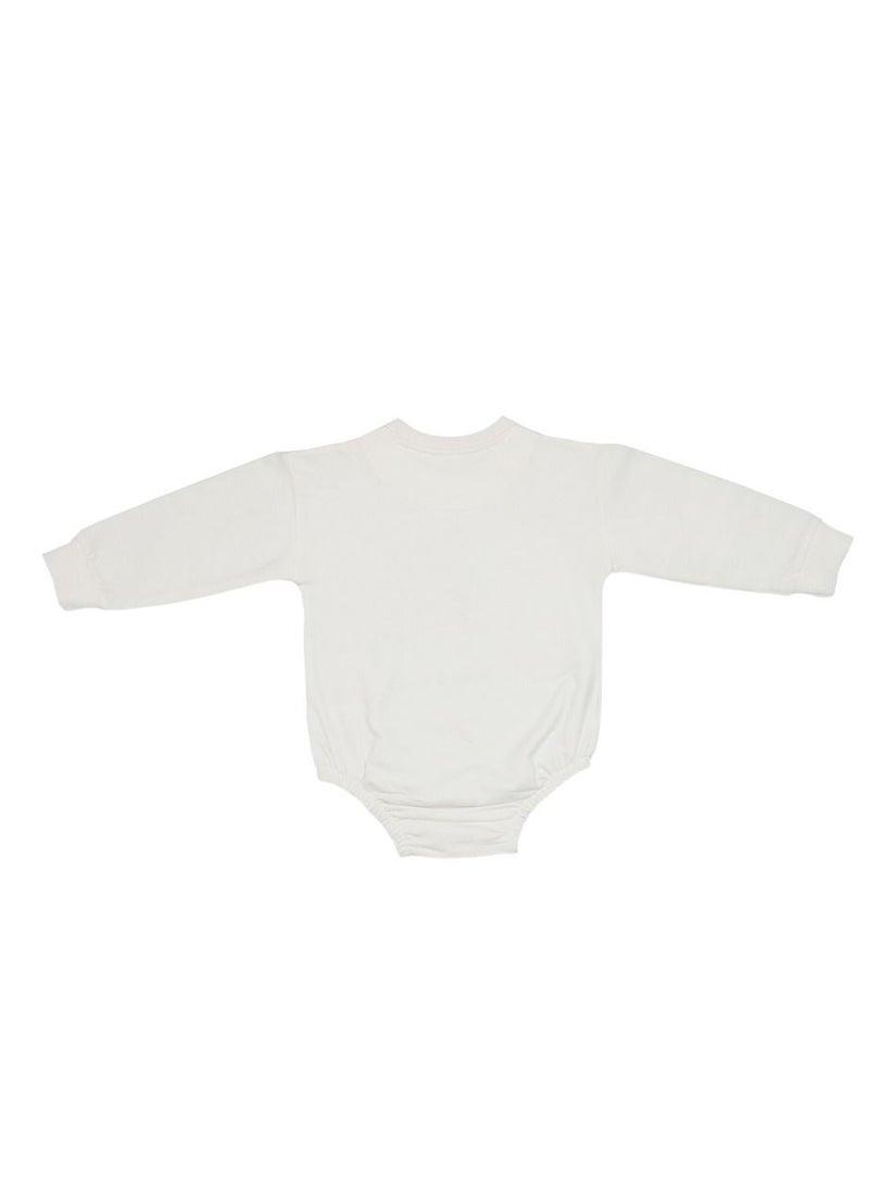 AIKO AIKO - Baby white Body Suit with cute embroidery  6-12 Months  - Image 5