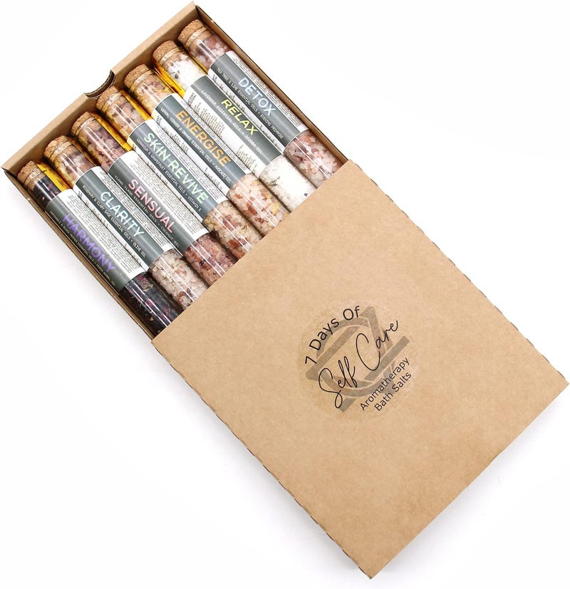 Bath Salts in Vials Gift Pack of 7