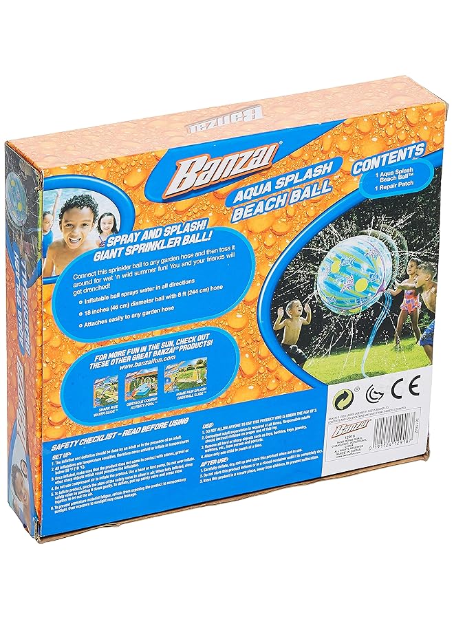 بانزاي كرة الشاطئ أكوا سبلاش الزرقاء - Image 3