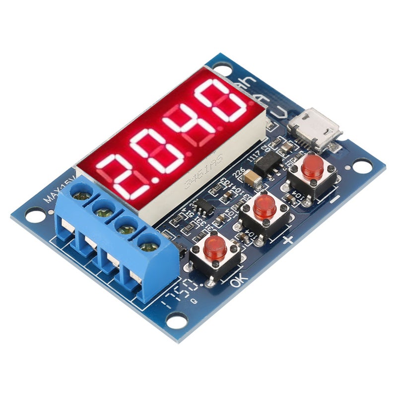 1.2-12V 18650 Li ion Lead acid Battery Capacity Meter Discharge Tester Analyzer - Image 2