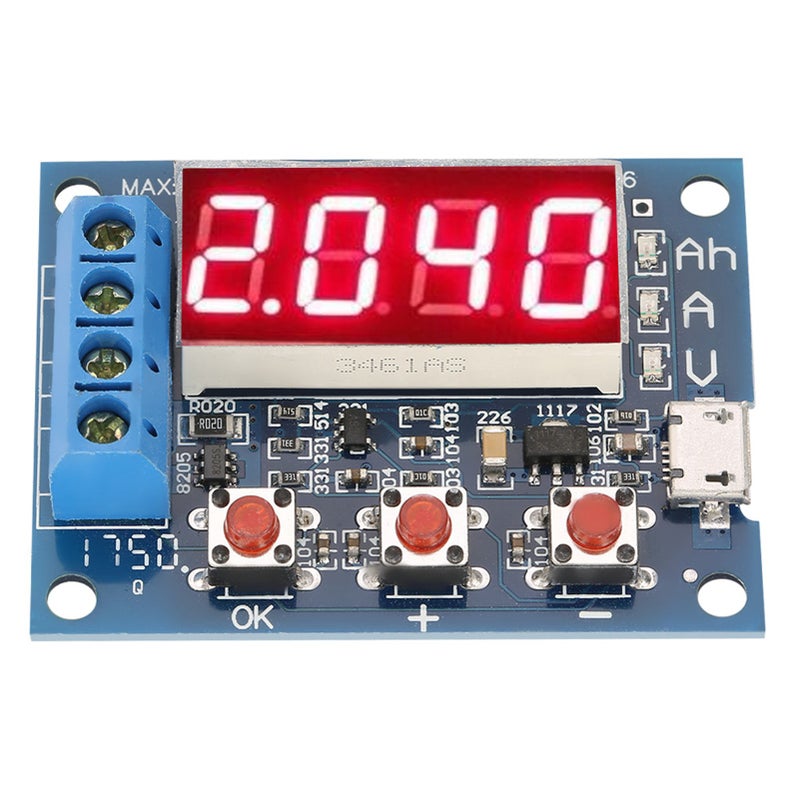 1.2-12V 18650 Li ion Lead acid Battery Capacity Meter Discharge Tester Analyzer - Image 3