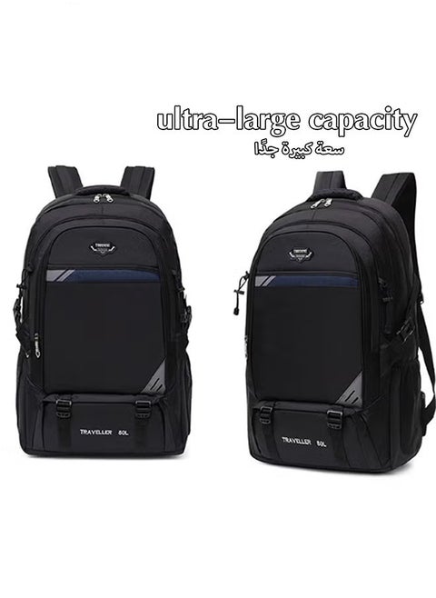 Large Capacity Waterproof Backpack Outdoor Hiking Backpack Widened Shoulder Strap Decompression Hiking Bag