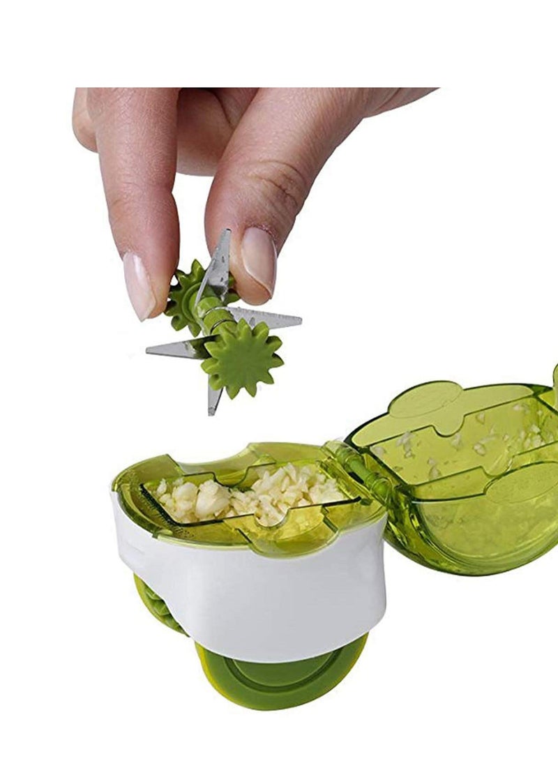 SYOSI Manual Roller Garlic Chopper, Garlic Grinder, Garlic Press, Garlic Kitchen Gadget Best Rolling Garlic Chopper Easy to Use and Clean  - Image 3