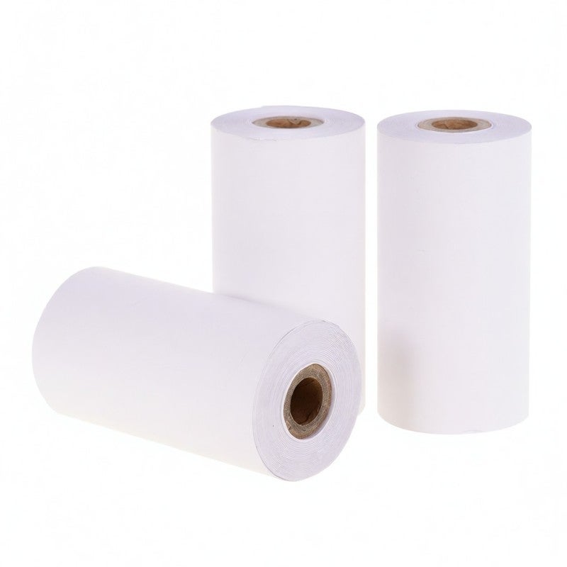 Thermal Paper: 57*30mm Blank Rolls, 3 Rolls/Pack 8 Meters Each - Durable Environmental Safe Paper With Smooth Clear Printing For Journal Memo Error Printing - Image 1