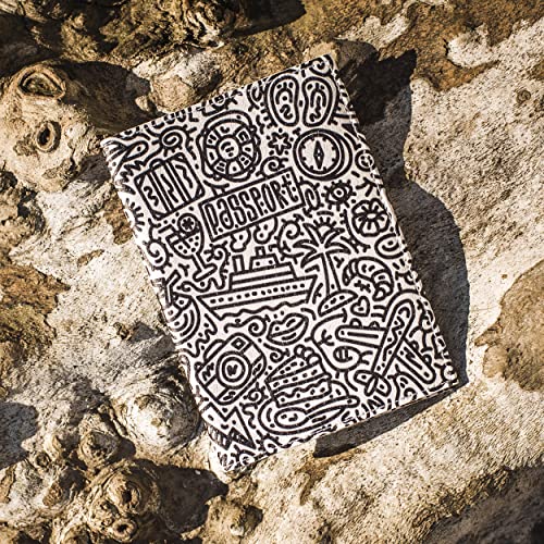 Quttie Passport Cover for Kids, Women and Men, Cute Travel Passport Holder (Doodle Pattern) - Image 5