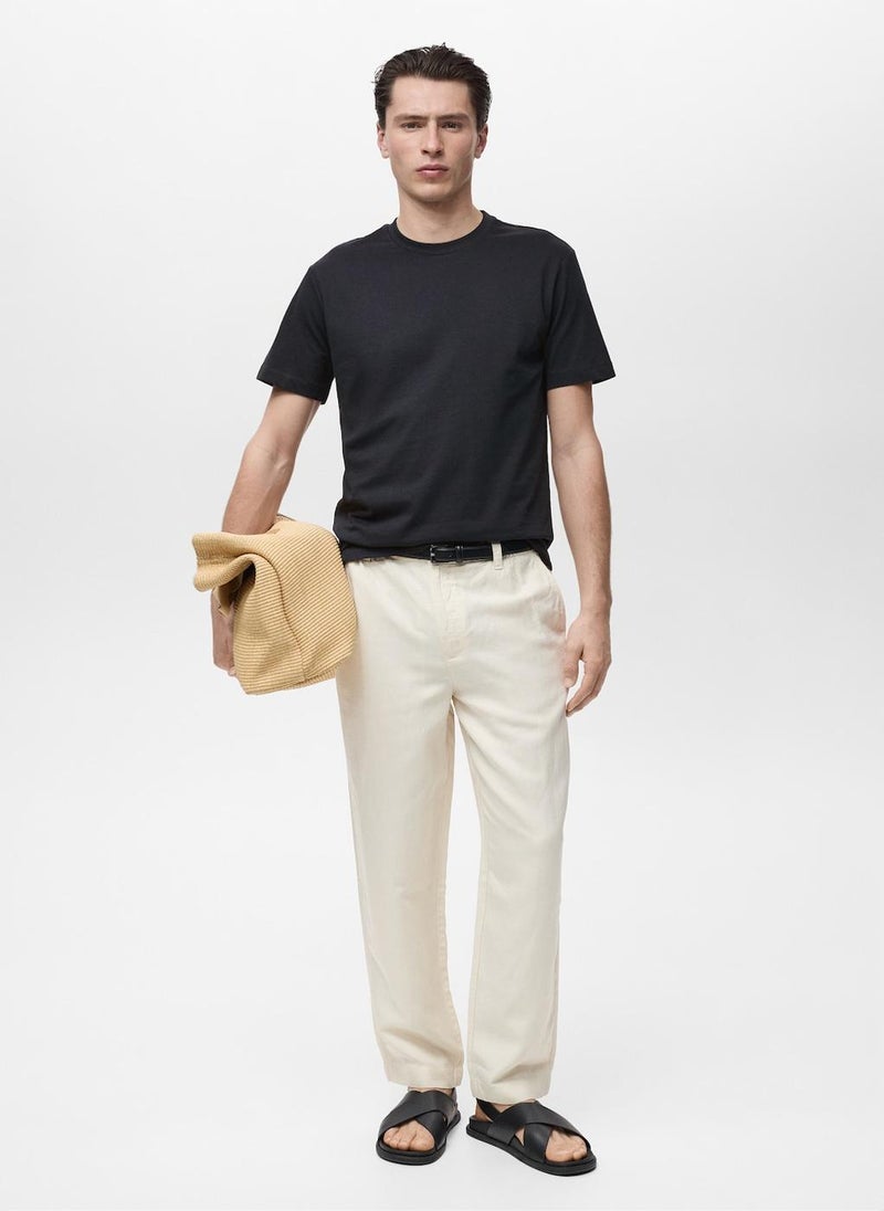 Mango Man Slim-Fit T-Shirt  - Image 4