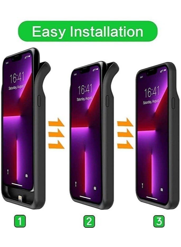 ELTRAZONE Battery Case for iPhone 13 Pro, Portable Battery Pack, Rechargeable Smart Charger Case, External Battery Charging Case, 3500 mAh, Compatible with (iPhone 12). - Image 5