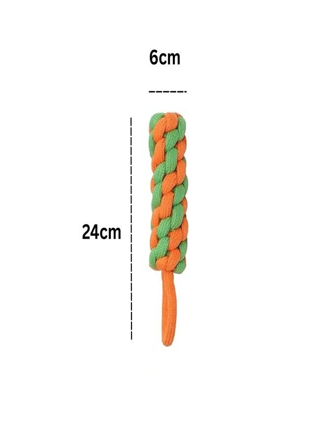 KittuPet Durable Cotton Mix Chewable Corn Stick Rope Teething Playing Toy for Puppies, Kittens, and Medium Dogs - Image 3