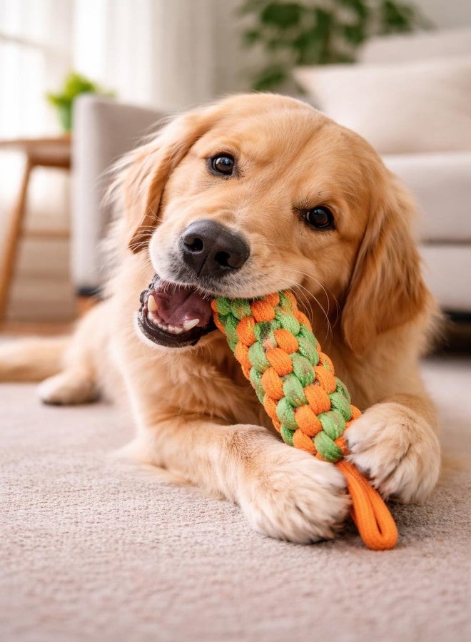 KittuPet Durable Cotton Mix Chewable Corn Stick Rope Teething Playing Toy for Puppies, Kittens, and Medium Dogs - Image 2