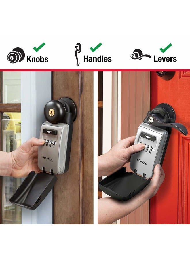 Master Lock 5420D Set Your Own Combination Portable Lock Box with Adjustable Shackle, 6 Key Capacity - Image 5