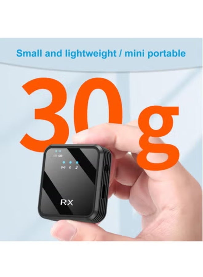 Wireless Lavalier Microphone, TikTok Live Mobile Video Recording 2.4G Noise Reduction Mini Microphone for Live Video, Recording Vlog, Interview, Online Classroom - Image 5