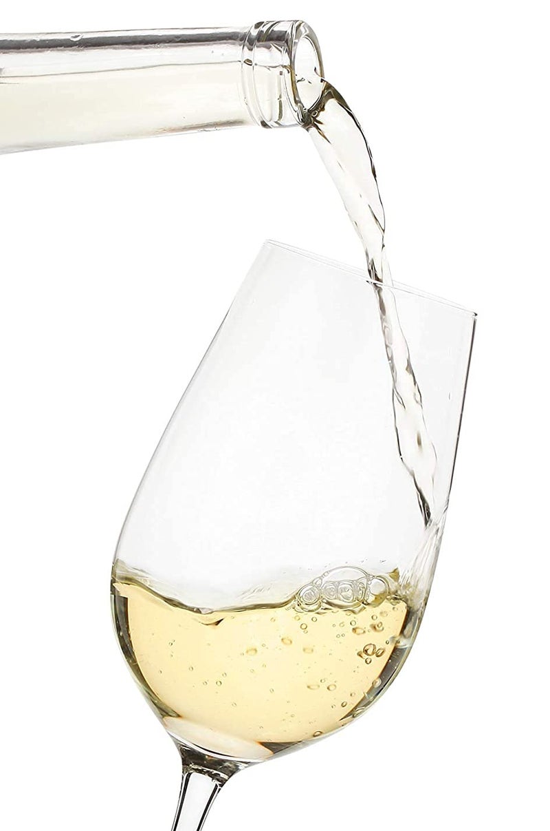 Cloudsell Crystal Glass Madrid Series Round Shape Wine Glasses Perfect for Red or White Wine Transparent 400 ml Set of 6 - Image 5