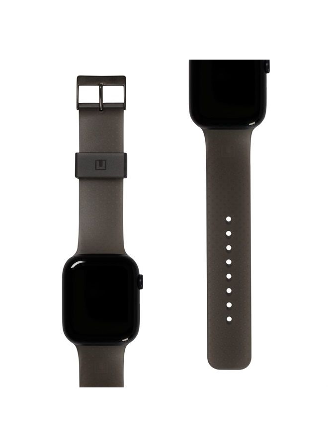 Urban Armor Gear [U by UAG Compatible with Apple Watch Band 49/45/44/42mm for iWatch Series Ultra/SE 2/8/1-7/SE Lucent Ash, Slim Soft Antimicrobial Adjustable Replacement Strap  - Image 1
