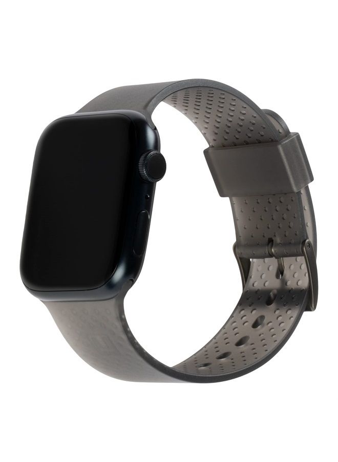 Urban Armor Gear [U by UAG Compatible with Apple Watch Band 49/45/44/42mm for iWatch Series Ultra/SE 2/8/1-7/SE Lucent Ash, Slim Soft Antimicrobial Adjustable Replacement Strap  - Image 4