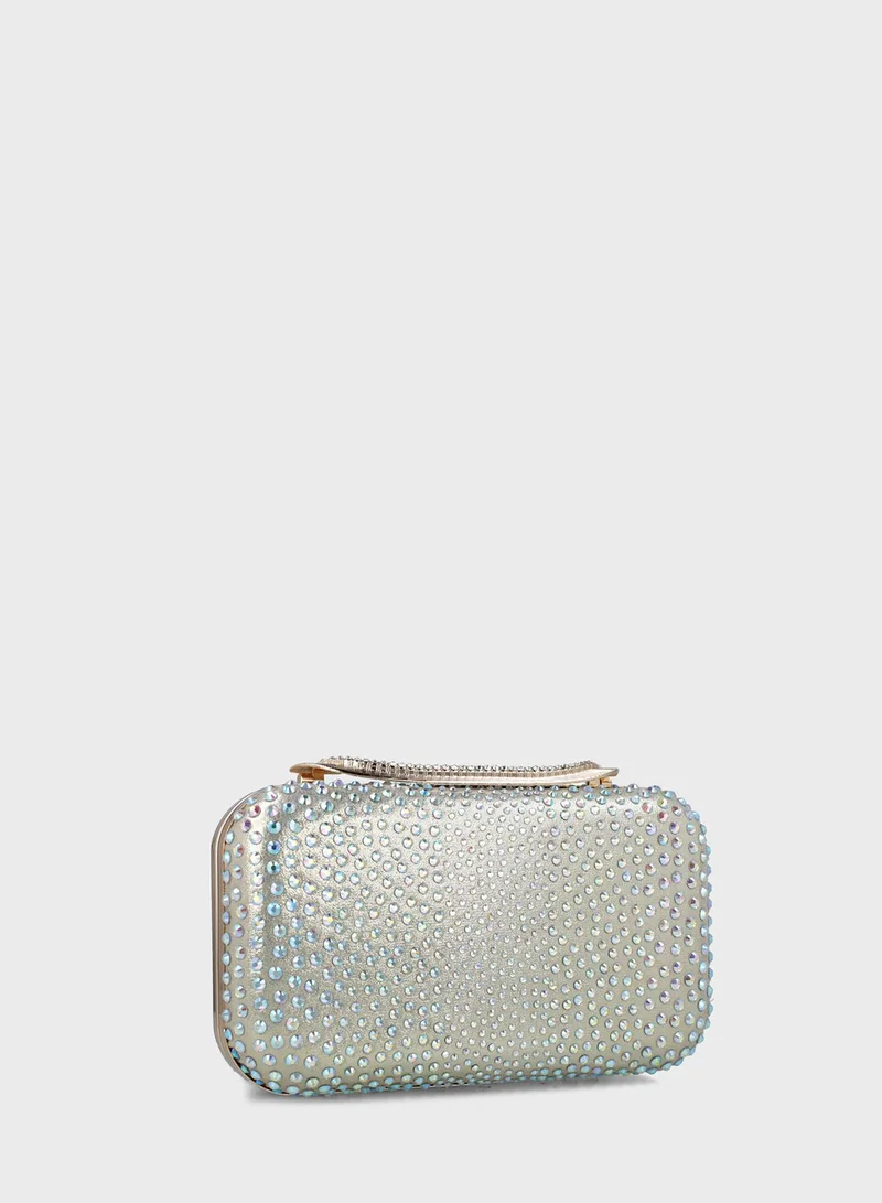 MENBUR Magnet Lock Clutch Bag