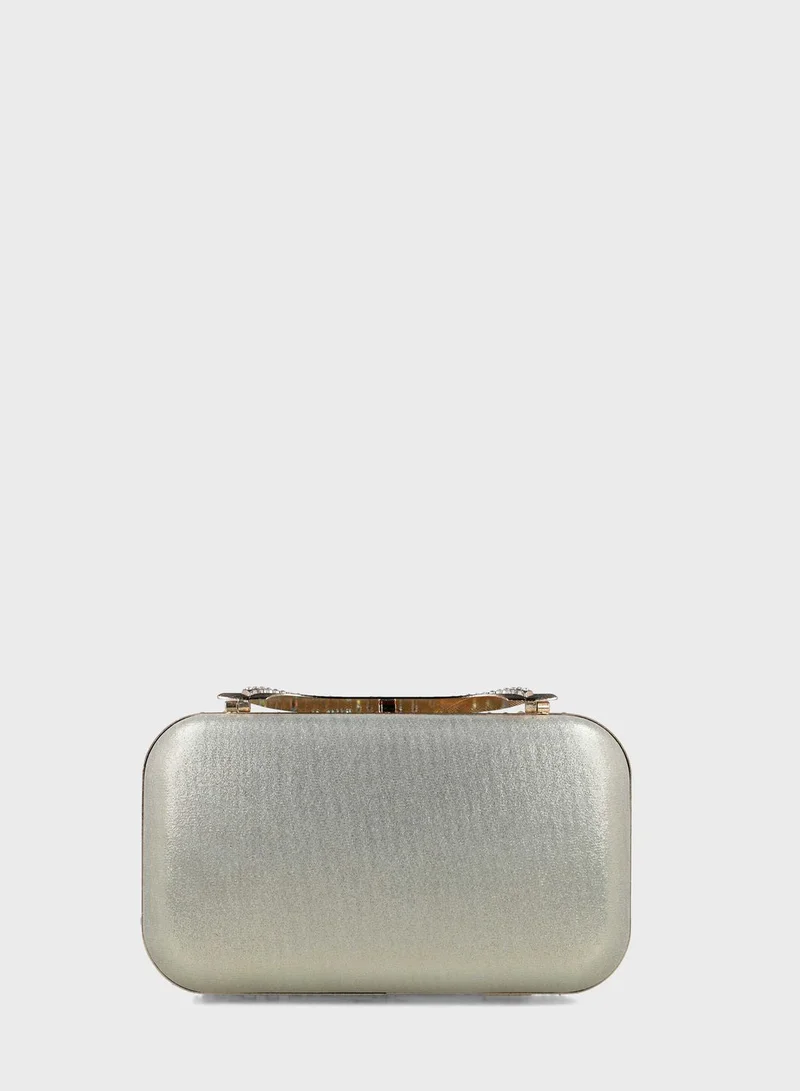 MENBUR Magnet Lock Clutch Bag