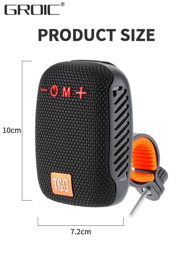 GROIC - Portable Bluetooth Speaker,Waterproof Wireless Portable Outdoor Speaker,TWS Dual Pairing Wearable Speaker 5.0,,Bluetooth Speaker for Bicycle Scooter Riding Sports - Image 1