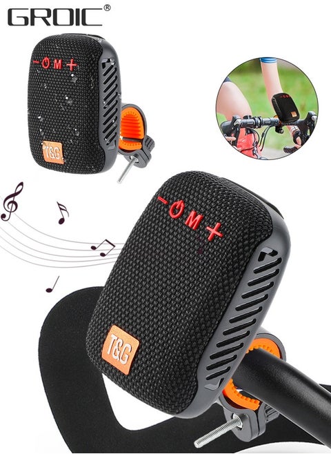 Portable Bluetooth Speaker,Waterproof Wireless Portable Outdoor Speaker,TWS Dual Pairing Wearable Speaker 5.0,,Bluetooth Speaker for Bicycle Scooter Riding Sports