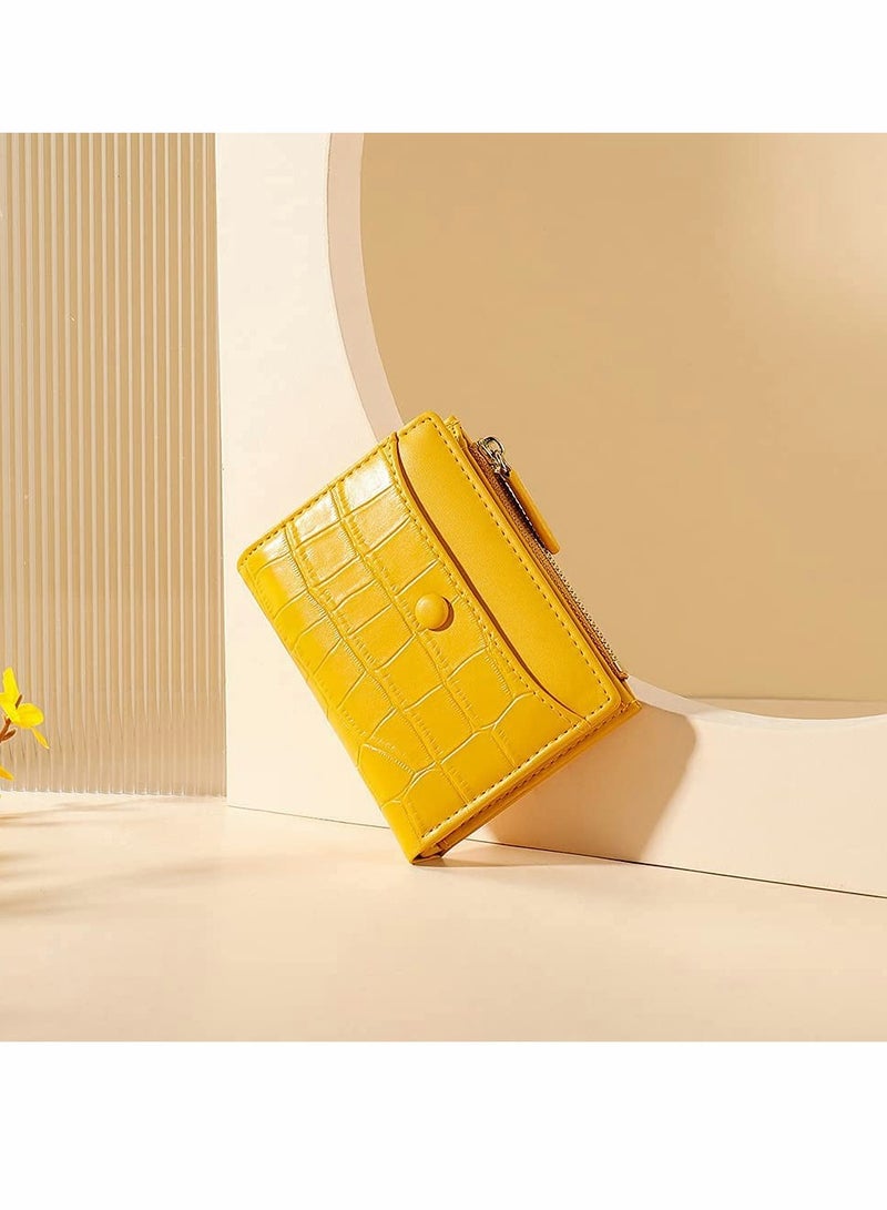 KASTWAVE Small Purses for Women Fashion Stone Pattern Girls Wallet Thin and Light Card Holder Organizer (Black) - Image 5