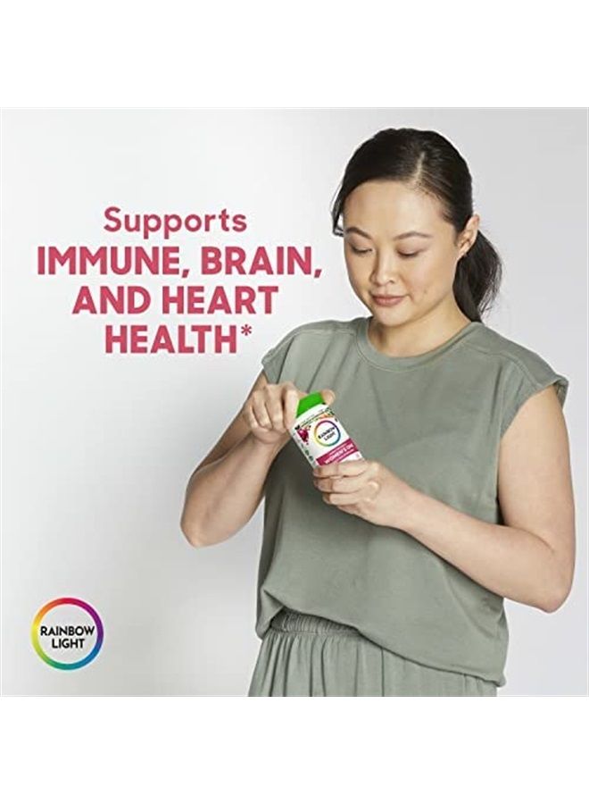 Rainbow Light Multivitamin for Women, Vitamin C, D & Zinc, Probiotics, Women's One Multivitamin Provides High Potency Immune Support, Non-GMO, Vegetarian, 150 Tablets - Image 3