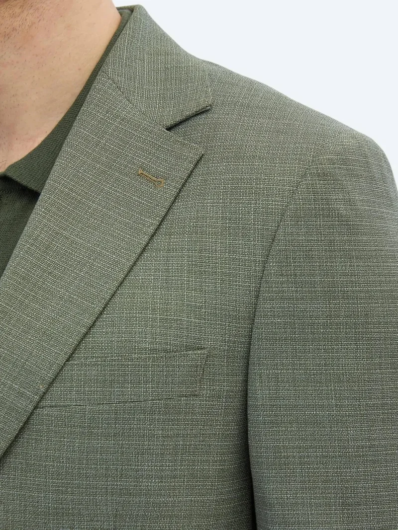 كيب جاكيت عصري بنقشة كاكي