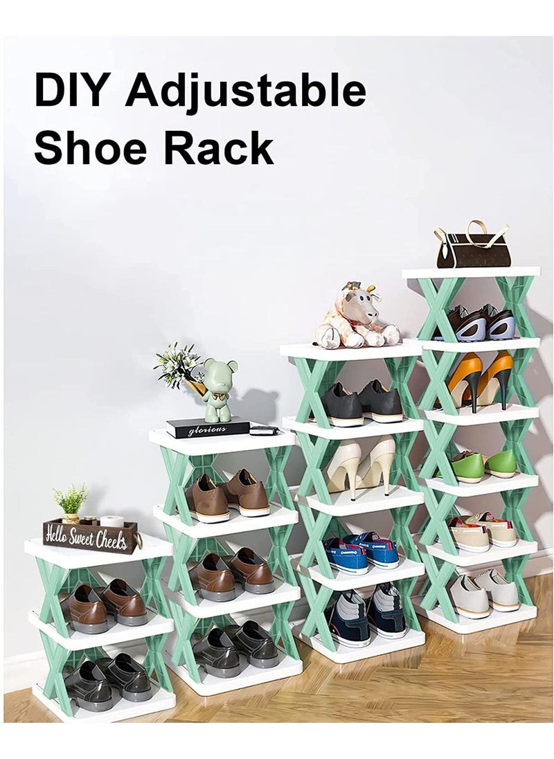 6 Tiers Shoe Rack, Space Saving Shoe Shelf Organizer, Stackable Vertical Shoe Tower For Entryway Closet Hallway (Blue) 6 Pairs Of Shoe 81X24X25 Cm - pzsku/Z429AE79DAD20EEFF97F1Z/45/_/1686131715/86b54b63-399d-4008-9273-65f3b73d918a