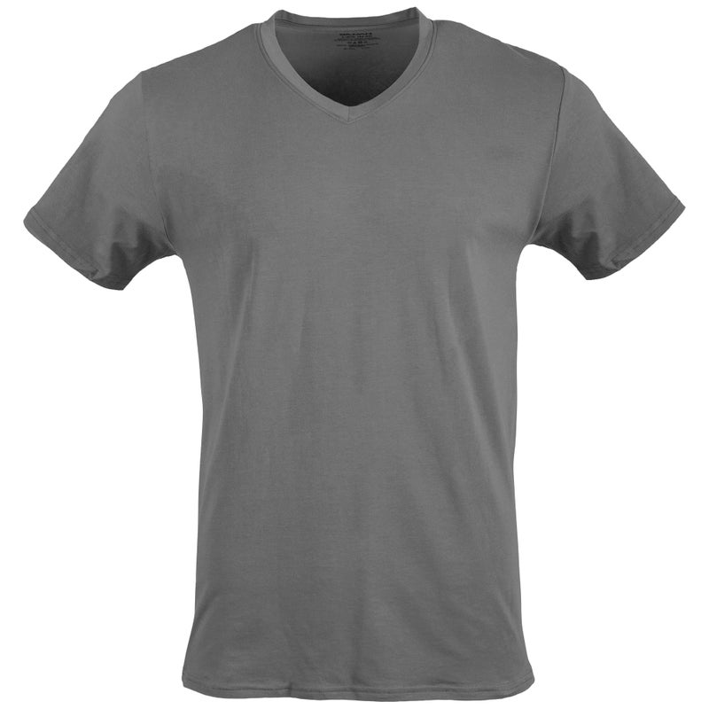 Gildan Men's V-Neck T-Shirts, Multipack, Style G1103, Navy/Charcoal/Cardinal Red (5-Pack), X-Large - Image 5