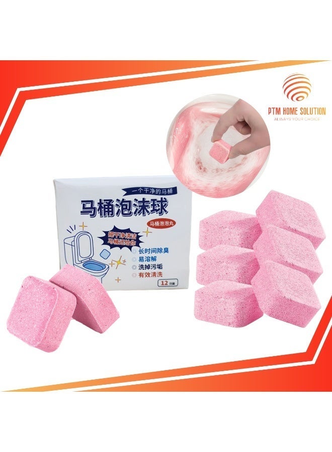 Effervescent toilet cleaning tablets – for deep cleaning, odor and stain removal, with long-lasting fragrance. - Image 5