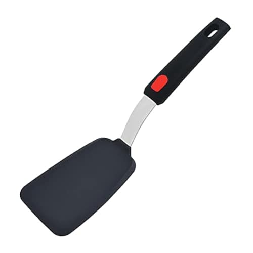 P-Plus International Pancake Spatula Silicone Turner for Nonstick Cookware. Flexible Extra Wide Spatula for Pancake, Egg and Omelette. Large Pancake Flipper. Heat Resistant for Kitchen ((P) Pack of 1) - Image 1