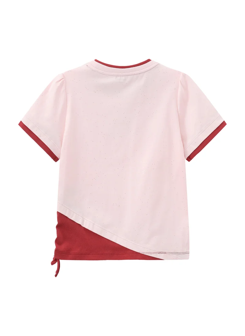 Balabala Kids Girls Round neck short-sleeved T-shirt