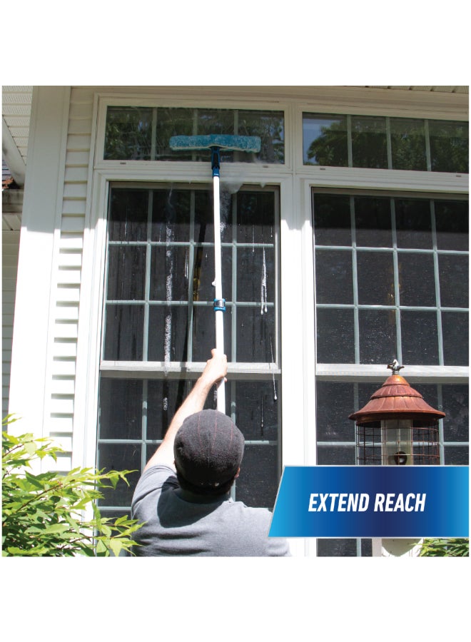 أنجر طقم أدوات احترافية لتنظيف النوافذ لا تترك علامات أزرق وفضي 4 x 38 x 116.33 سم 988900 - Image 4