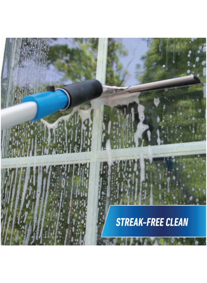أنجر طقم أدوات احترافية لتنظيف النوافذ لا تترك علامات أزرق وفضي 4 x 38 x 116.33 سم 988900 - Image 3