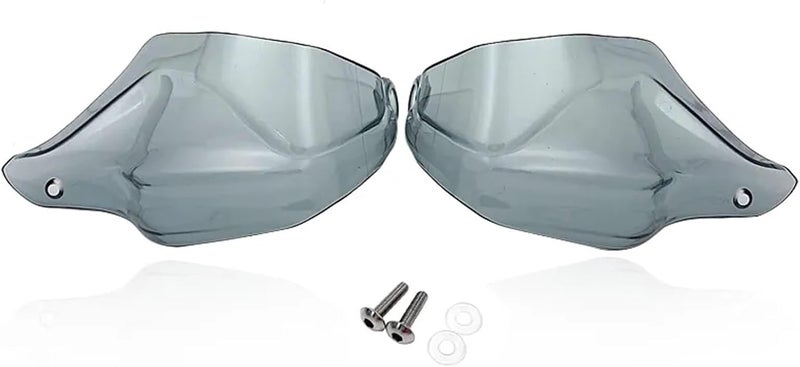 QASULER Motorcycle Hand Guards - Light Smoke - Image 1