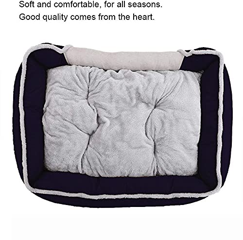 KOZI PET Soft Dog Bed Pet Sleeping Cushion Dogs & Cats House Warm Sofa Basket for Small, Medium and Large Pets, Durable (Small-Black) - Image 3