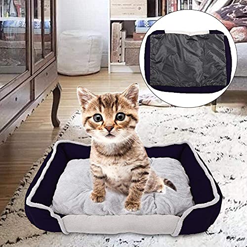 KOZI PET Soft Dog Bed Pet Sleeping Cushion Dogs & Cats House Warm Sofa Basket for Small, Medium and Large Pets, Durable (Small-Black) - Image 4