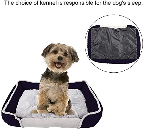 KOZI PET Soft Dog Bed Pet Sleeping Cushion Dogs & Cats House Warm Sofa Basket for Small, Medium and Large Pets, Durable (Small-Black) - Image 5