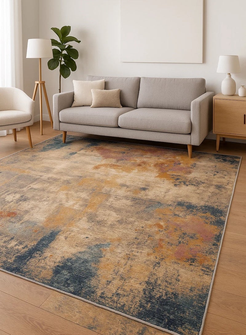 لوفت باتيك، سجادة خارجية، سجادة أريكة، سجادة معيشة، مقاس 160×235 سم، قماش، متعدد الألوان، صنع في مصر-1093X-Q1 - Image 1