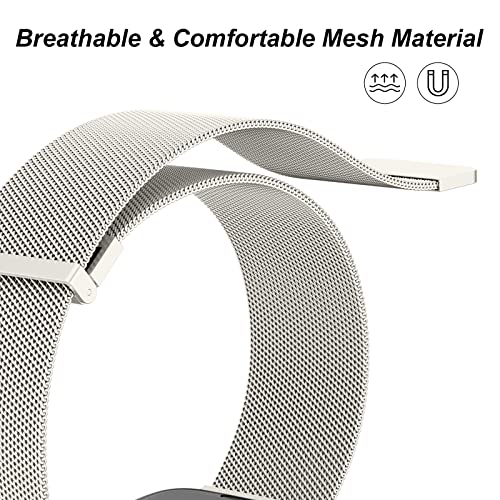 Meliya Straps Compatible with Apple Watch Band 38mm 40mm 41mm 42mm 44mm 45mm 46mm 49mm Women Men, Adjustable Mesh Loop Magnetic Milanese Strap for iWatch Series 10 9 8 7 6 5 4 3 2 1 SE - Image 5