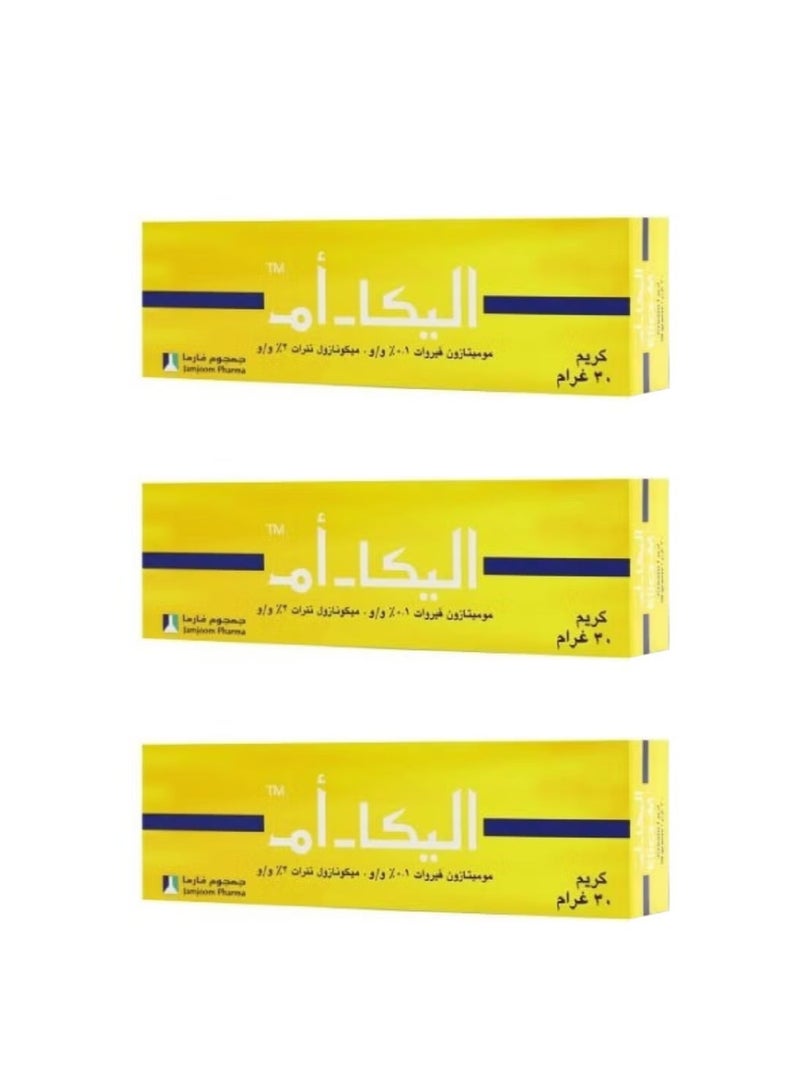 اليكا-ام إليكا إم كريم 30 جم - باقة من 3 عبوات - Image 1