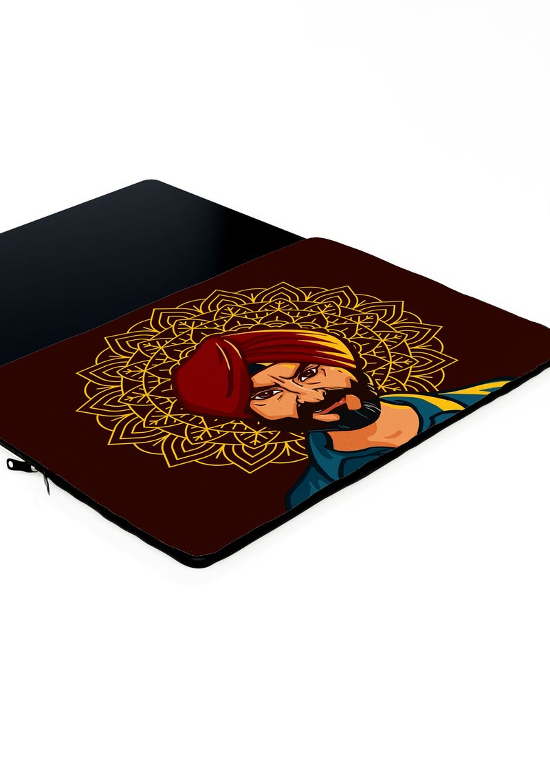 LOUD UNIVERSE Laptop Sleeve 13 inch Sartaj Saif Ali Khan Netflix Sacred Games TV Series Tablet Sleeve - Image 3