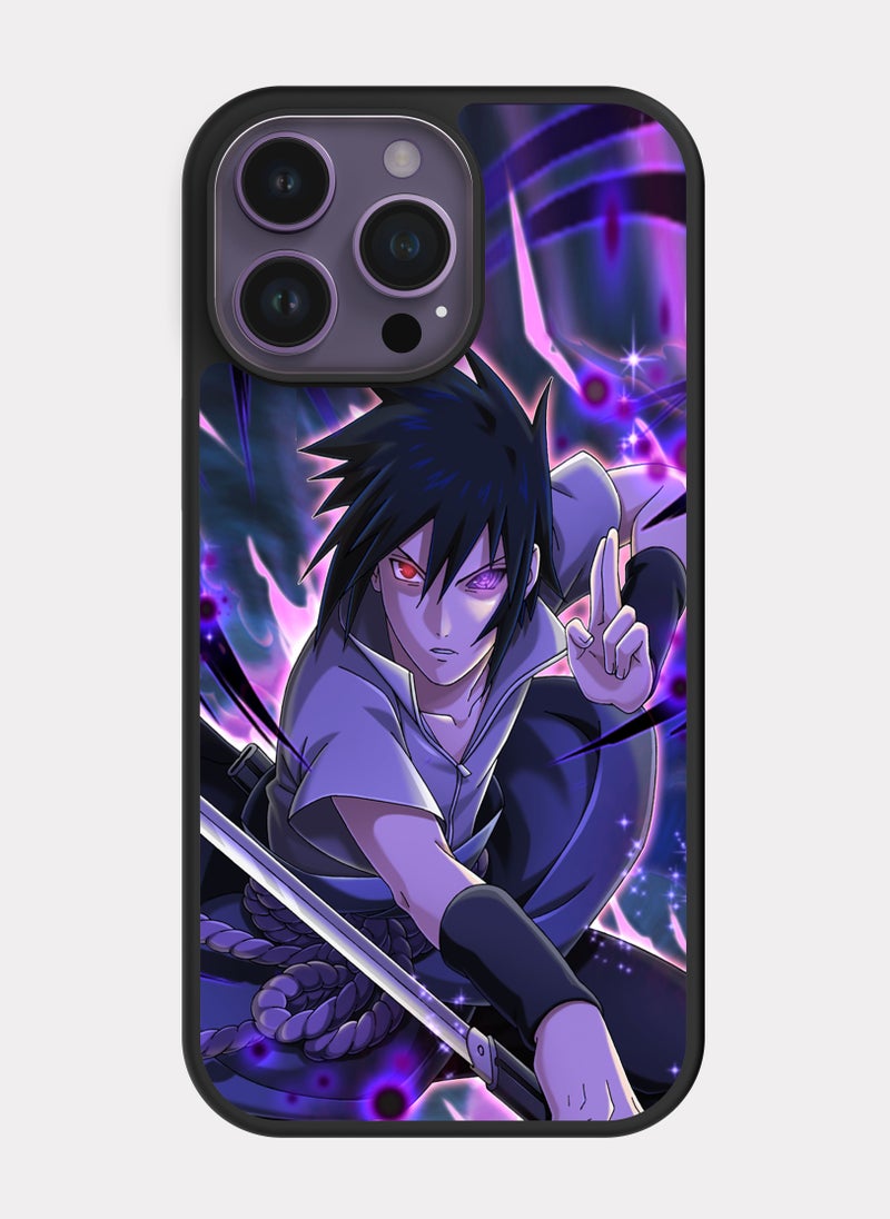PXLAAT iPhone 14 Pro Max case cover Naruto Sasuke - Image 1