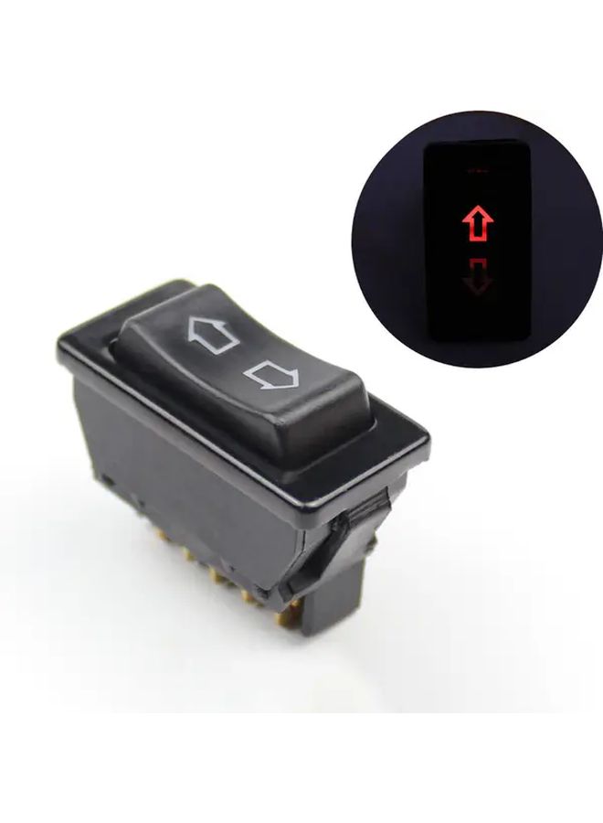 Universal Direct Current 12V 20A Auto Car Power Window Switch 5 Pins Blue 15A - Image 3