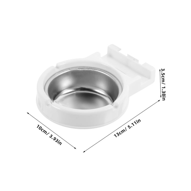 Stainless Steel Wall Mounted Cigarette Ashtray Holder For Indoor Outdoor Use - Image 3