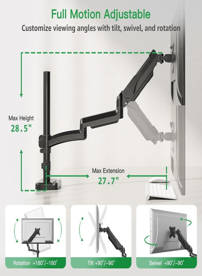 MOUNT PRO Single Monitor Desk Mount PR2021B - Image 5