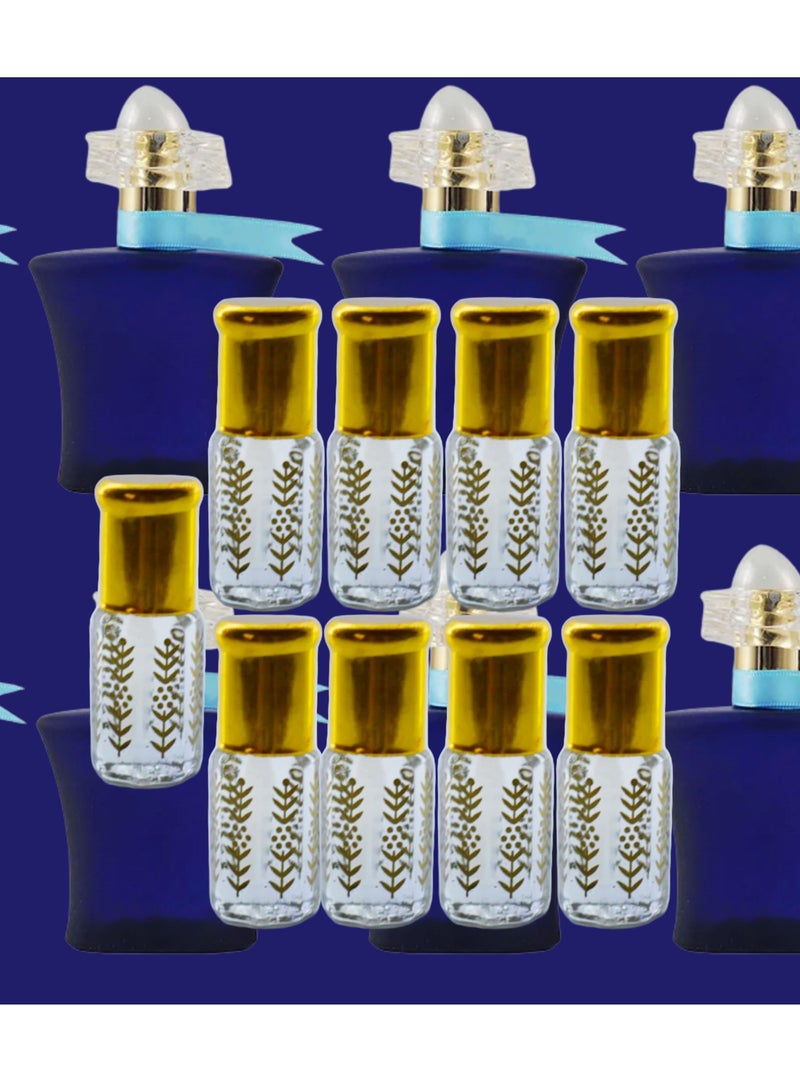 9 Pieces Blue Lady Essential Oil For Women Original Clear 3 Ml