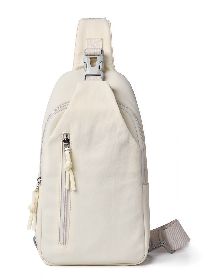 Skycare Anti-Theft Crossbody Sling Bag - Large Capacity Chest Daypack Fits 7.9 Inch iPad - Lightweight Shoulder Bag with RFID Blocking & Bidirectional Strap for Men & Women - Image 1